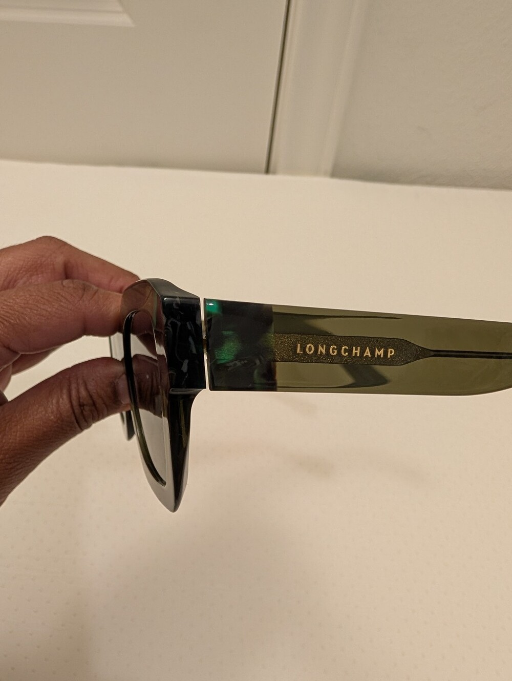 Longchamp Olive Green Square Sunglasses - Picture 9 of 11